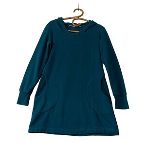 Horny Toad | Teal Hooded Sweatshirt Tunic‎ Size XS